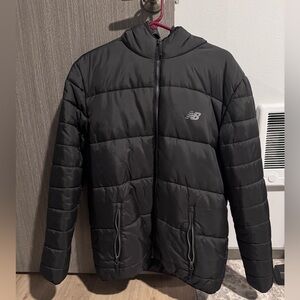 New Balance Men's Charcoal Puffer Jacket